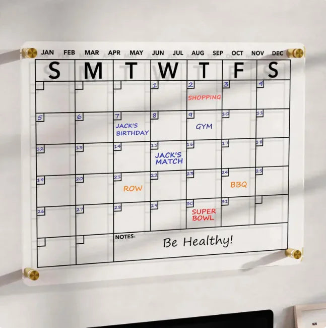 NeatBoard – Magnetic Acrylic Dry-Erase Planner & Memo Pad