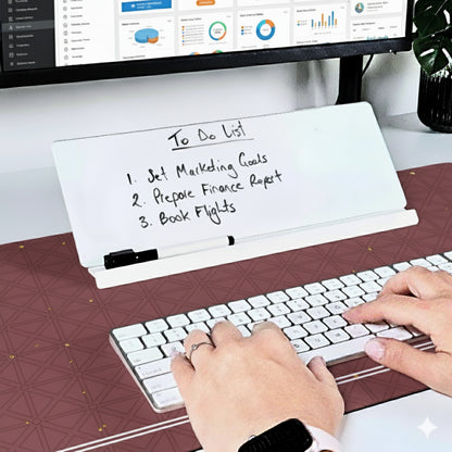 NeatGlass – The Modern Glass Desk Board