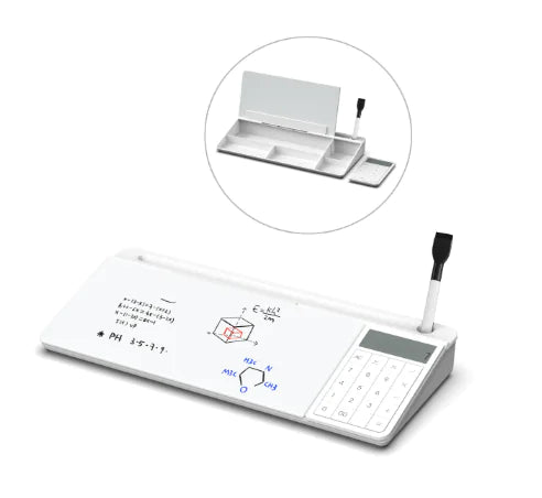NeatGlass – The Modern Glass Desk Board with Calculator