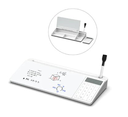 NeatGlass – The Modern Glass Desk Board with Calculator