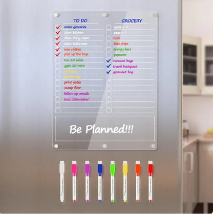 NeatBoard – Magnetic Acrylic Dry-Erase Planner & Memo Pad