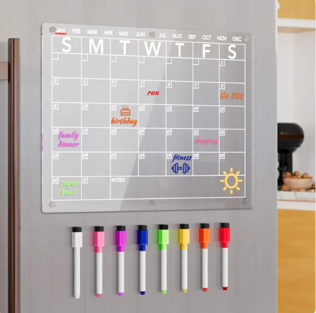 NeatBoard – Magnetic Acrylic Dry-Erase Planner & Memo Pad
