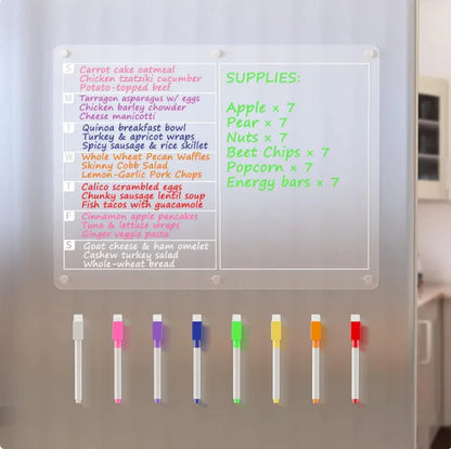 NeatBoard – Magnetic Acrylic Dry-Erase Planner & Memo Pad