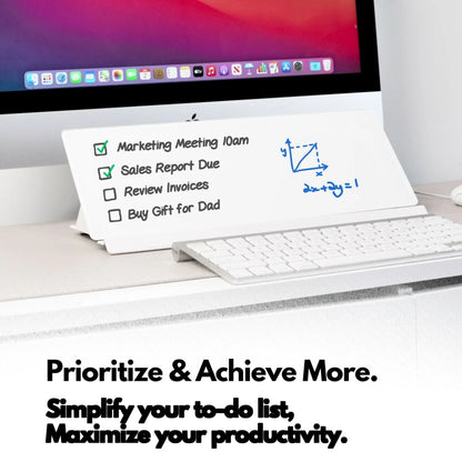 NeatGlass – The Modern Glass Desk Board